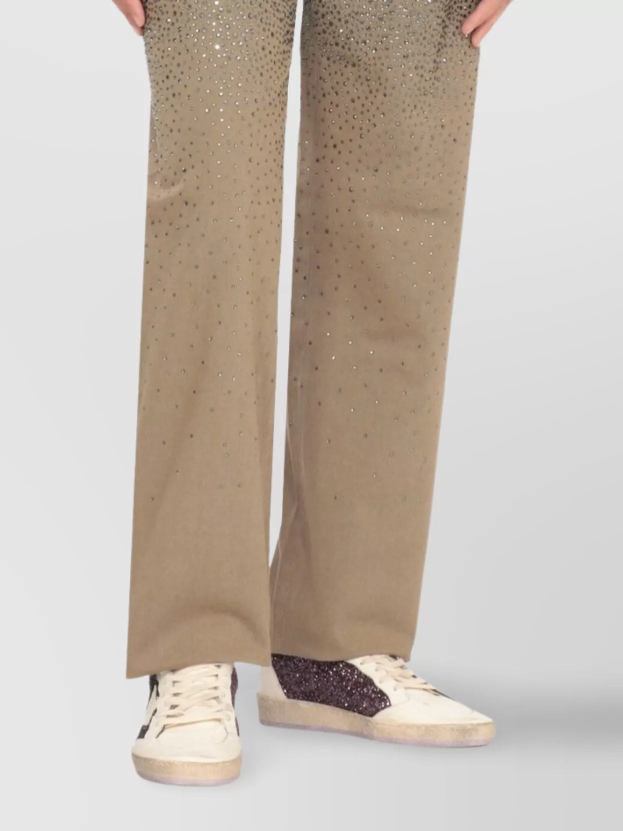 Golden Goose Iconic Star Low Top Sneakers In Multi