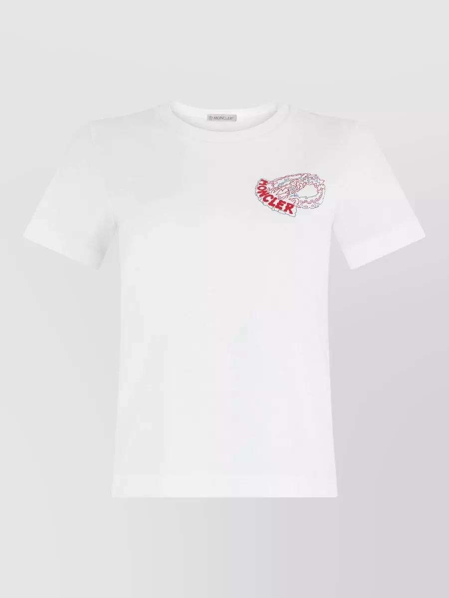 Moncler cotton printed short-sleeve t-shirt