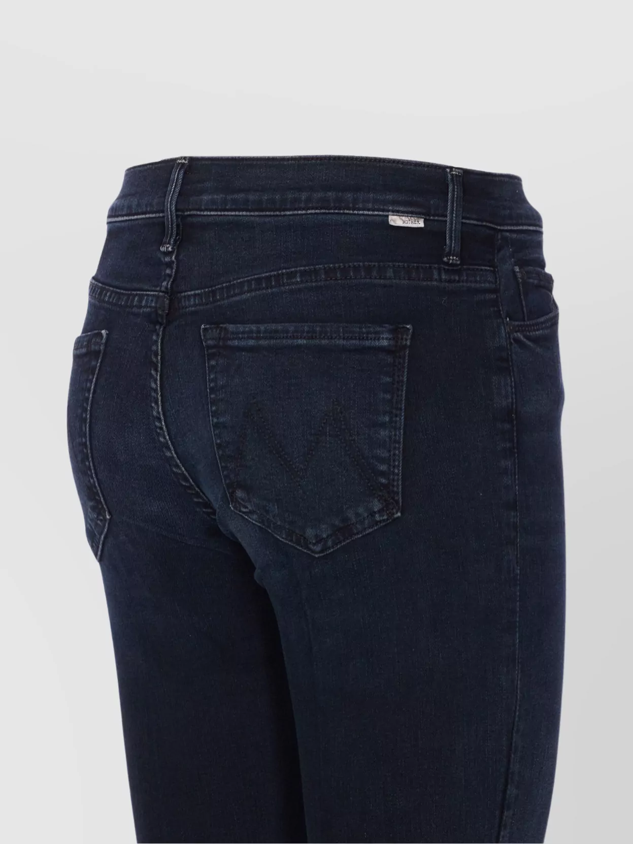Mother Skinny Flared Trousers Elasticized Fit