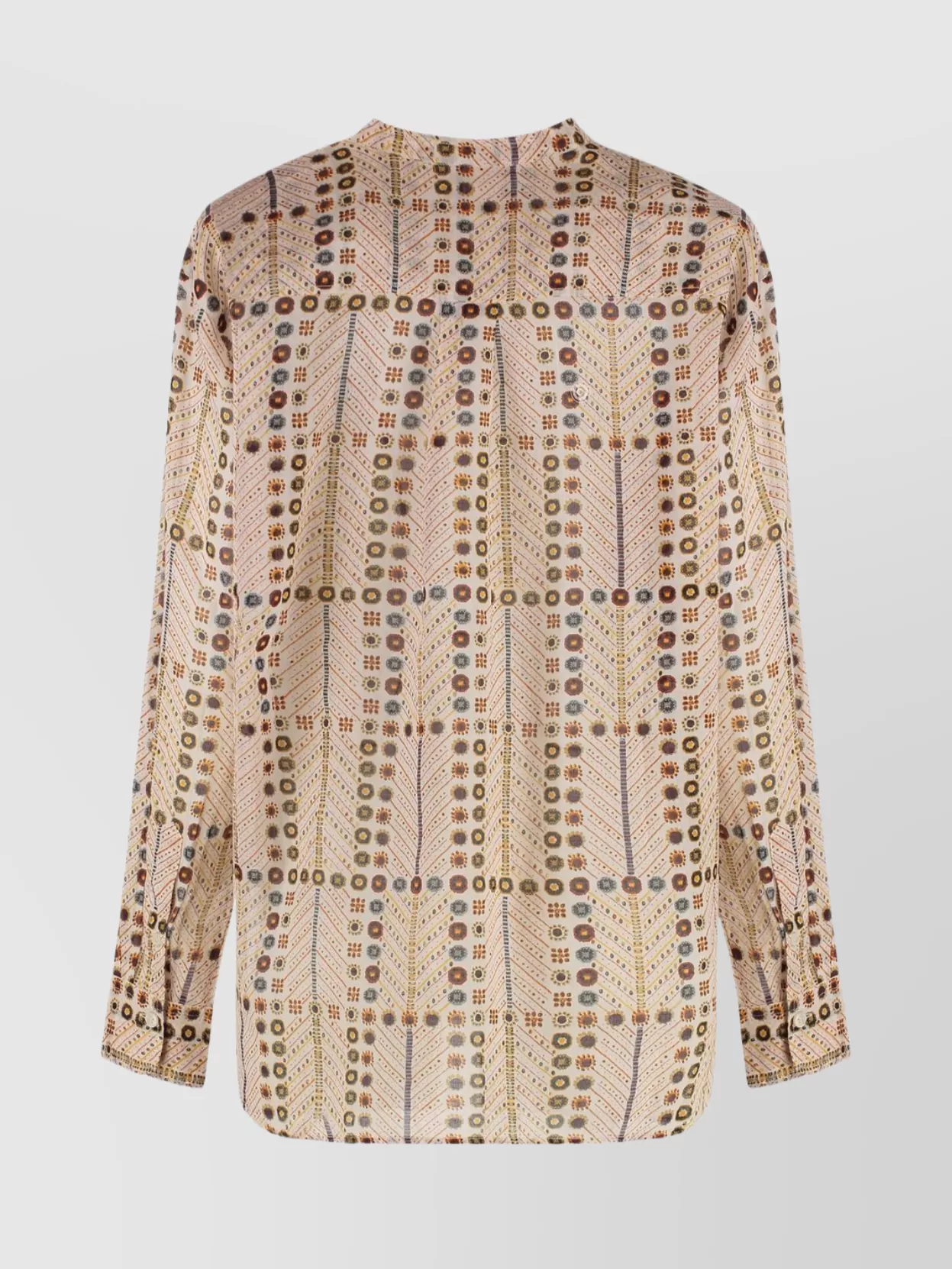 ISABEL MARANT ÉTOILE COTTON SHIRT WITH PRINTED DESIGN AND COLLAR