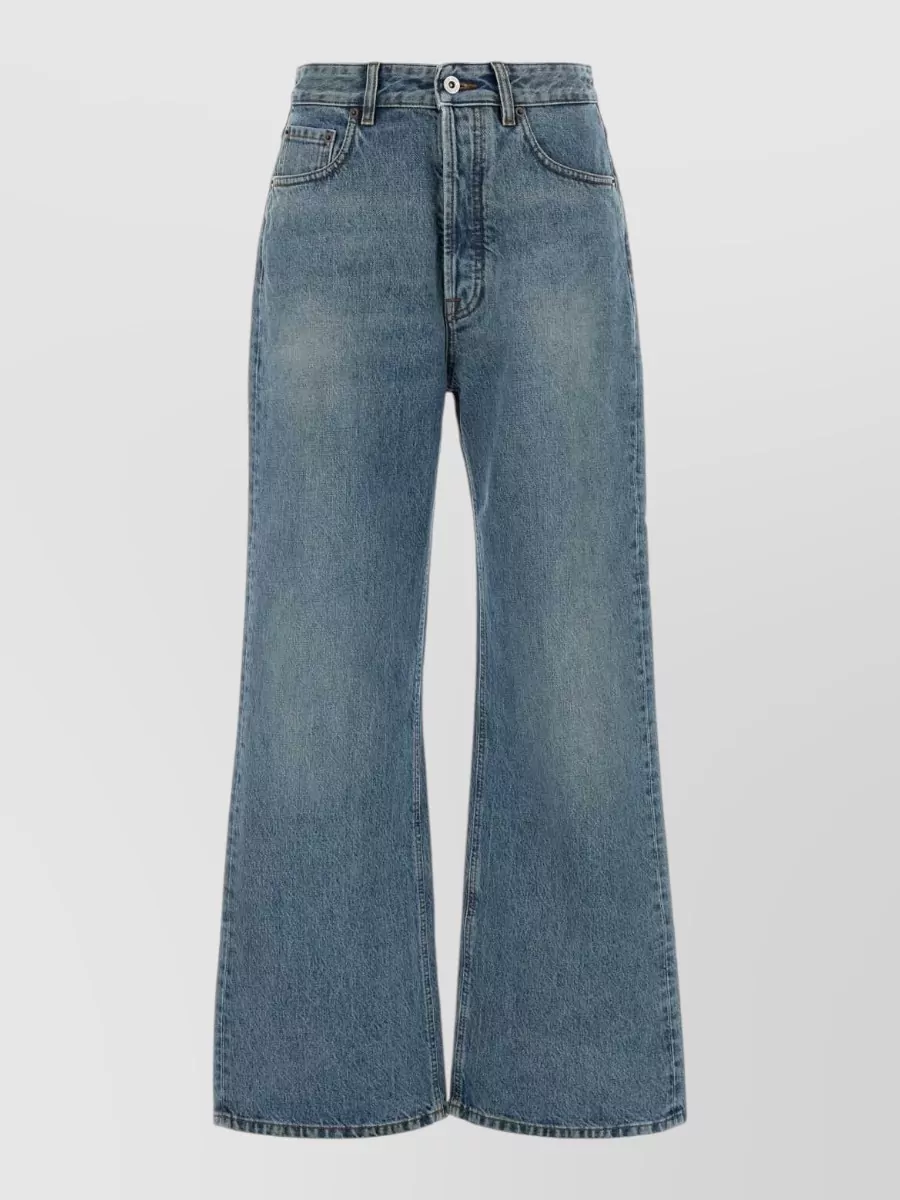 Miu Miu denim wide leg flared jeans