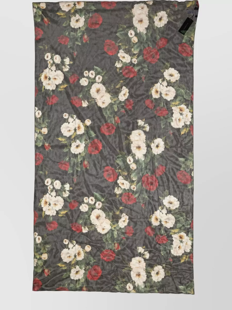 Dolce&Gabbana cotton floral-print scarf