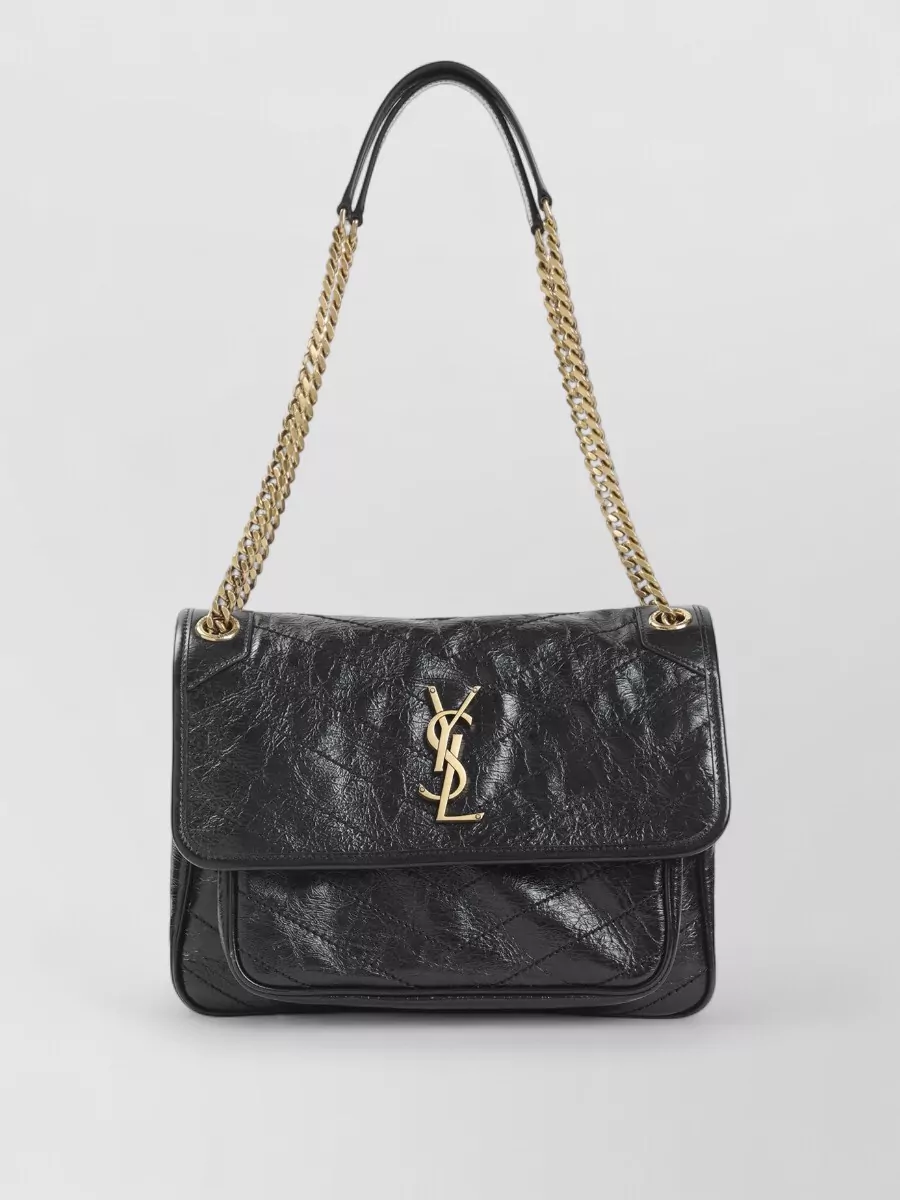 Saint Laurent Niki Medium Leather Shoulder Bag