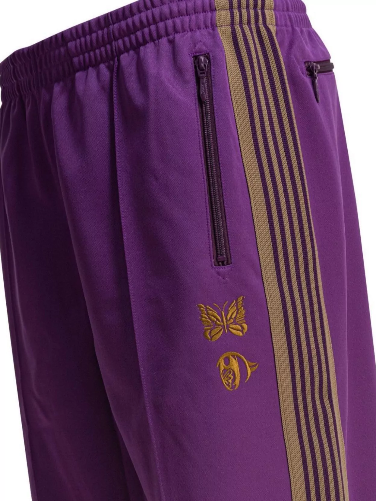 Needles Waistband Trousers With Stripes And Pockets