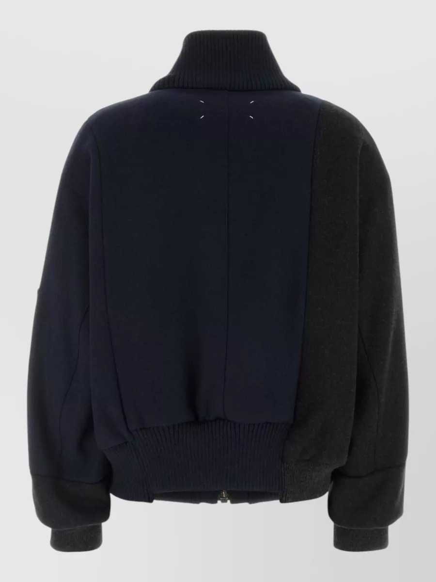 Maison Margiela Virgin Wool Reversible Quilted Bomber Jacket