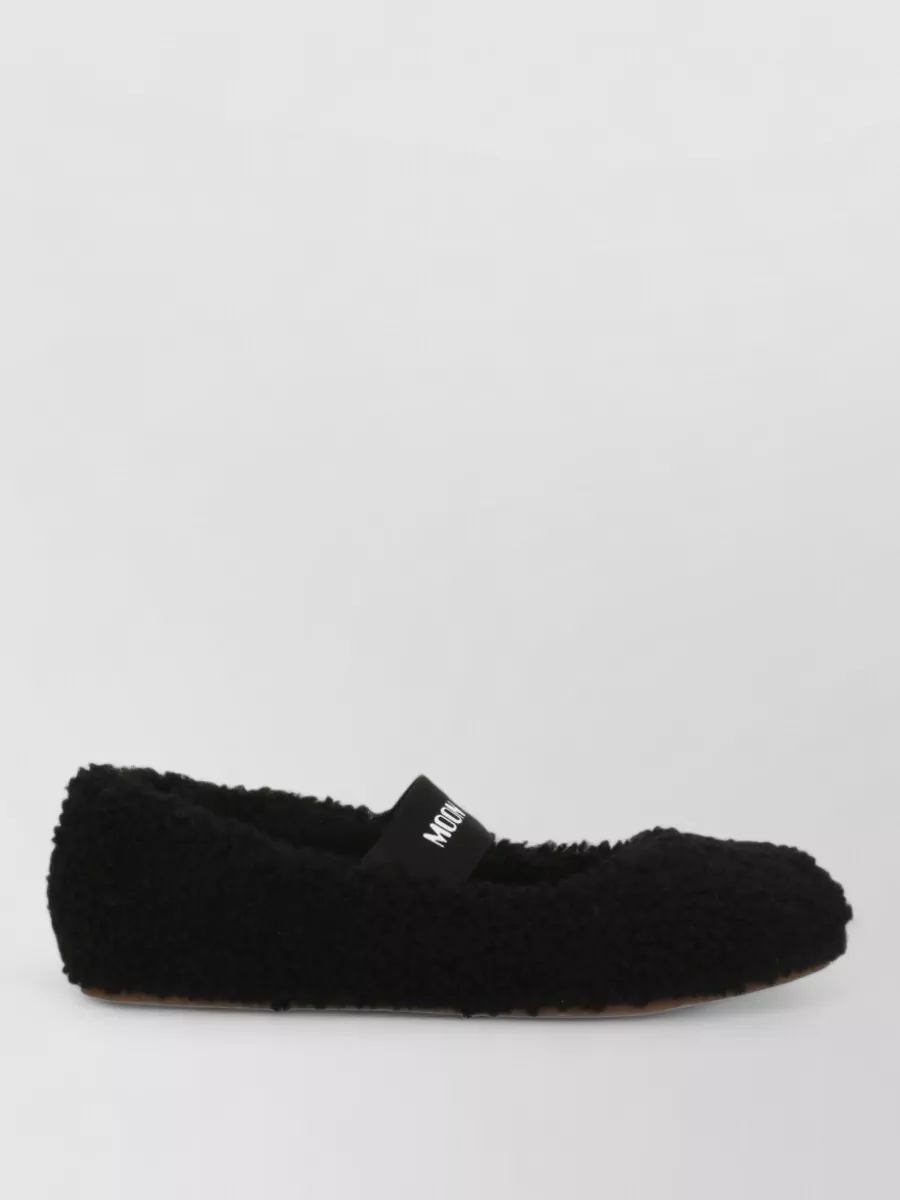 Moon Boot Shearling Slippers