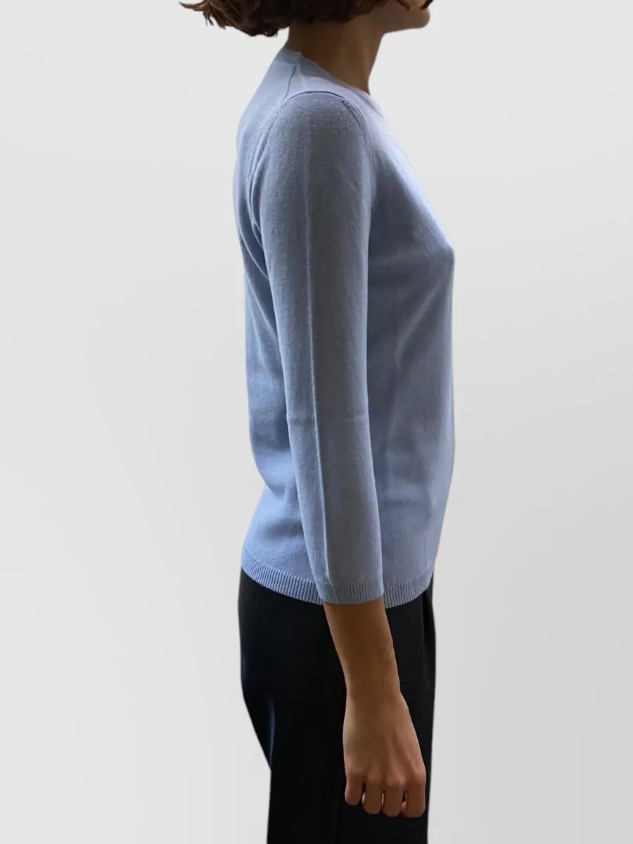 La Rose Cashmere 3/4-Sleeve Jumper