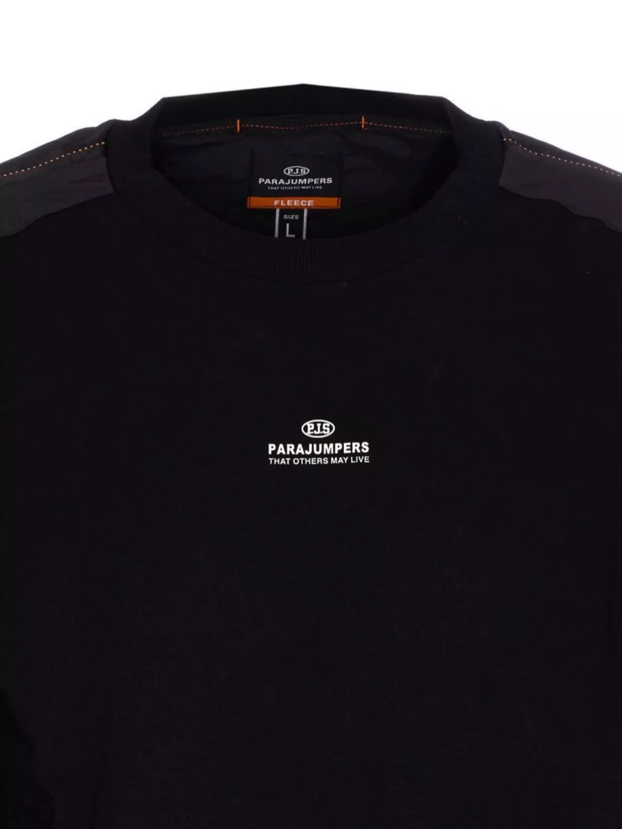 Parajumpers Crewneck Sabre Model Sweater With Arm Patch