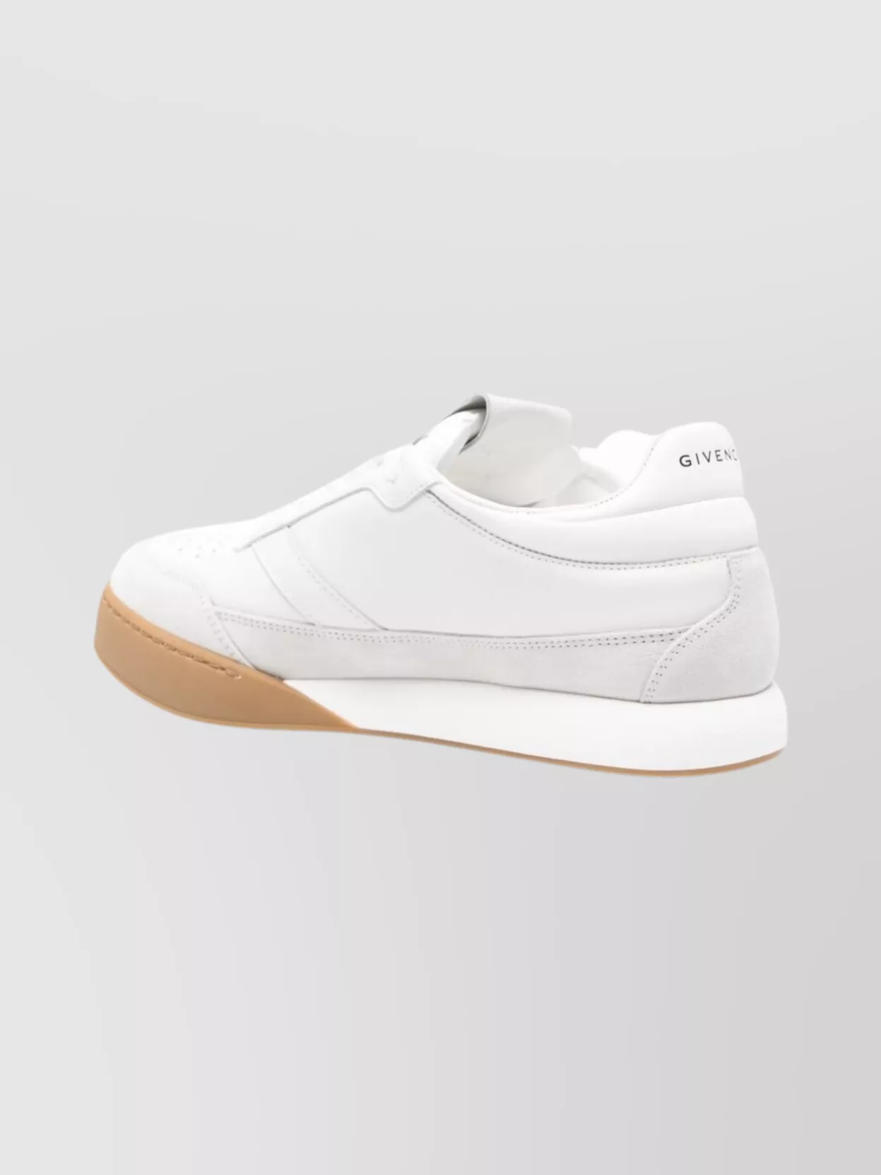 Givenchy Round Toe Low Sneakers With Flat Sole In White