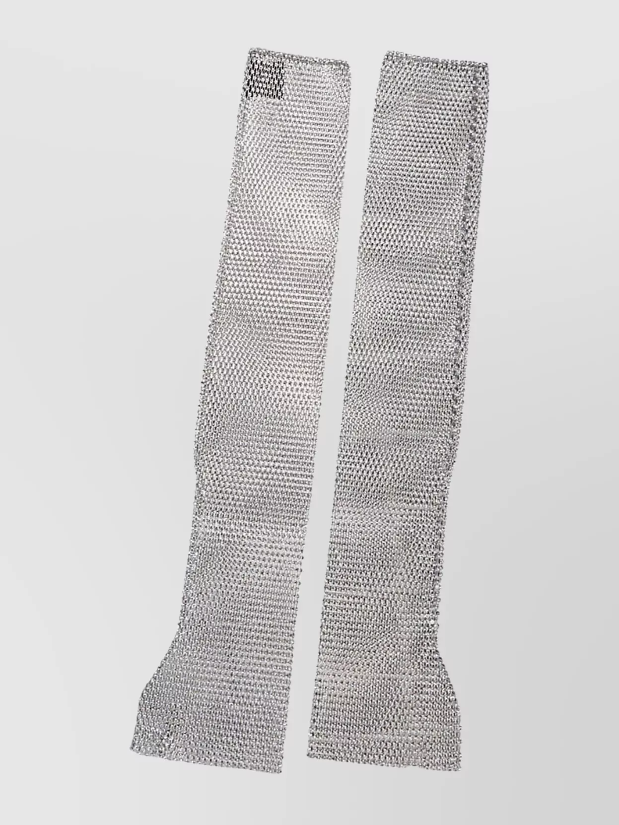 Santa Brands Chainmail Long Gloves Metallic Finish