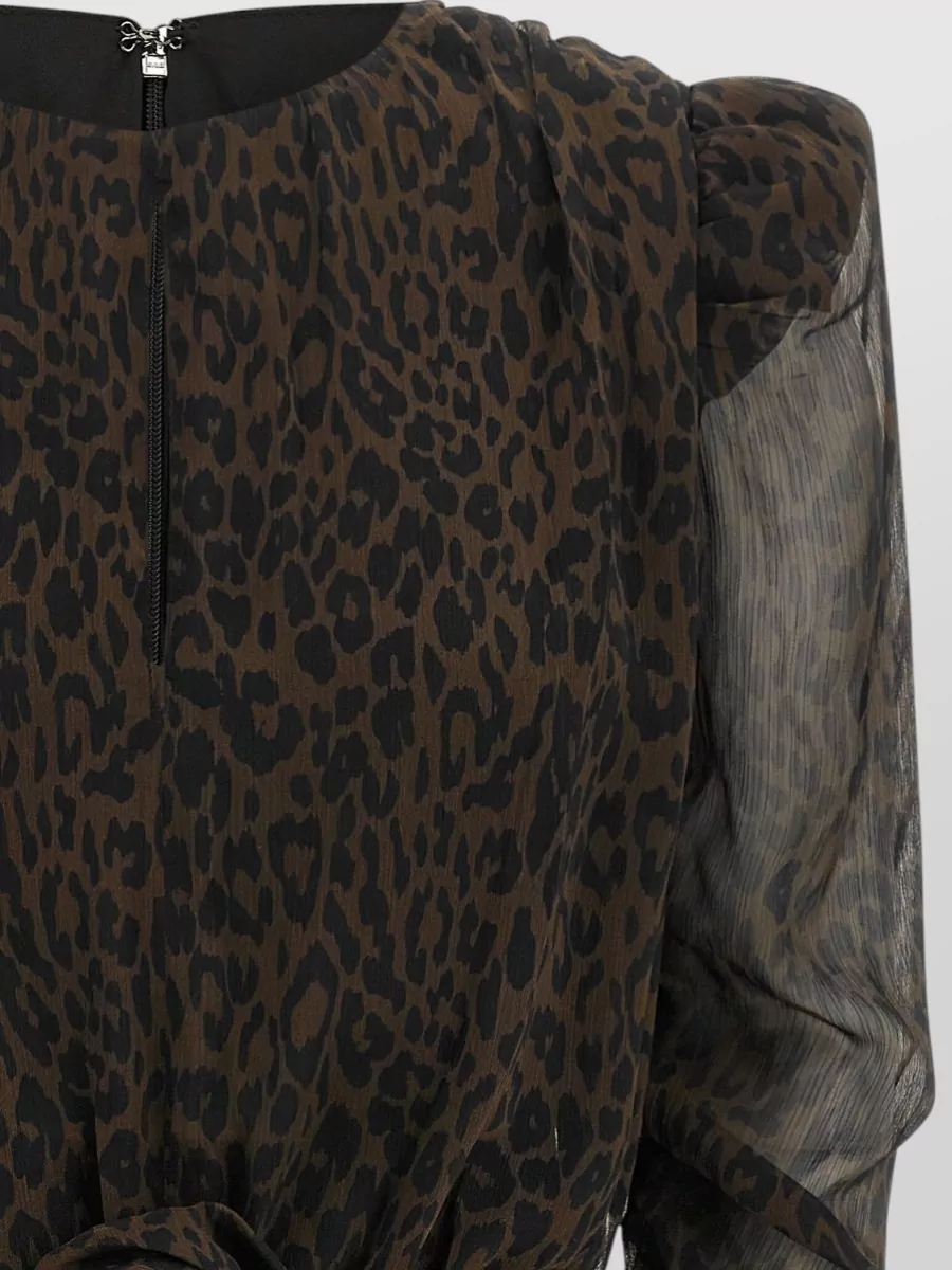Rotate Birger Christensen Animal-Print Mini Dress