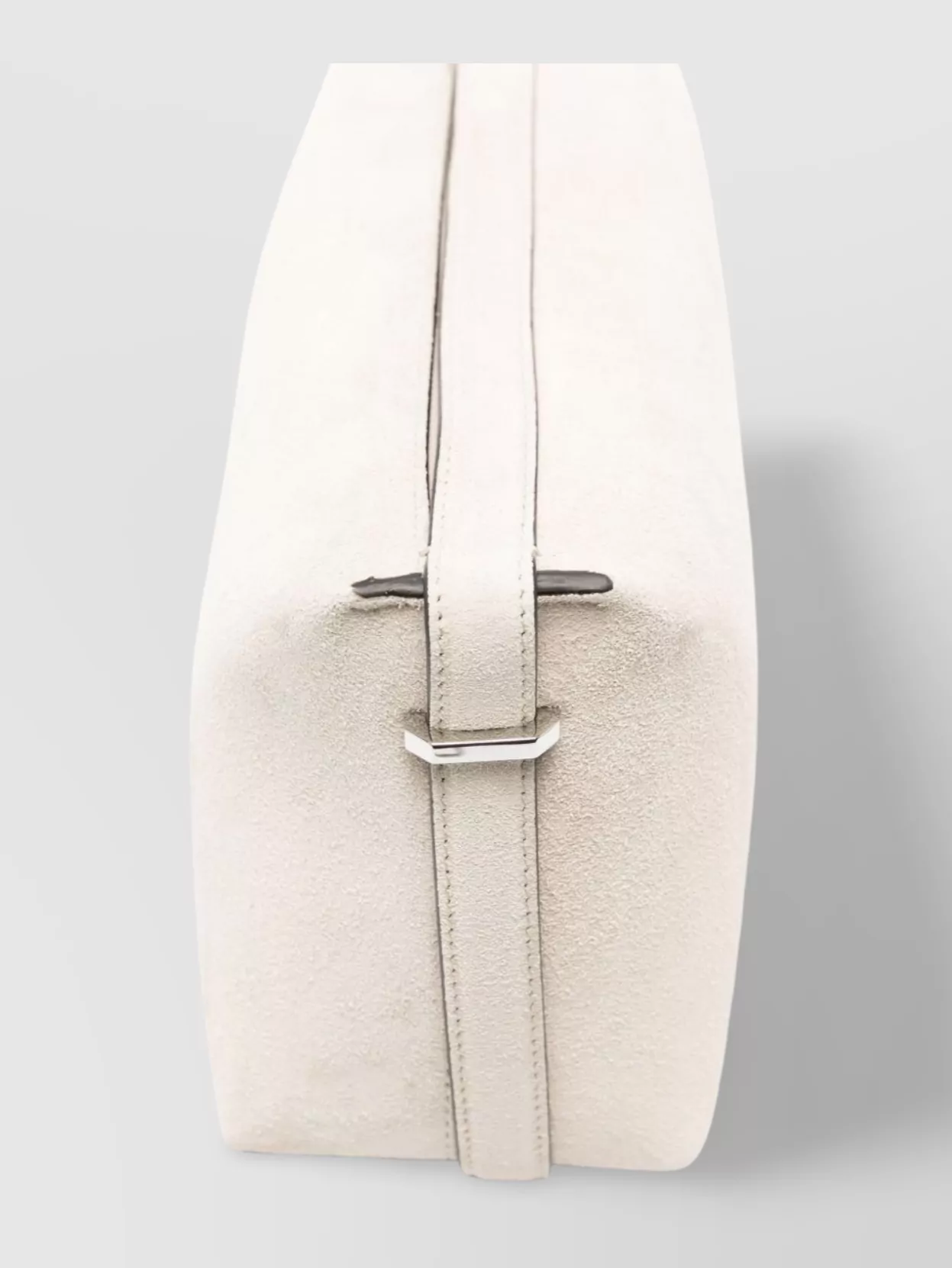 Totême Suede Calf Clutch Metal Hardware