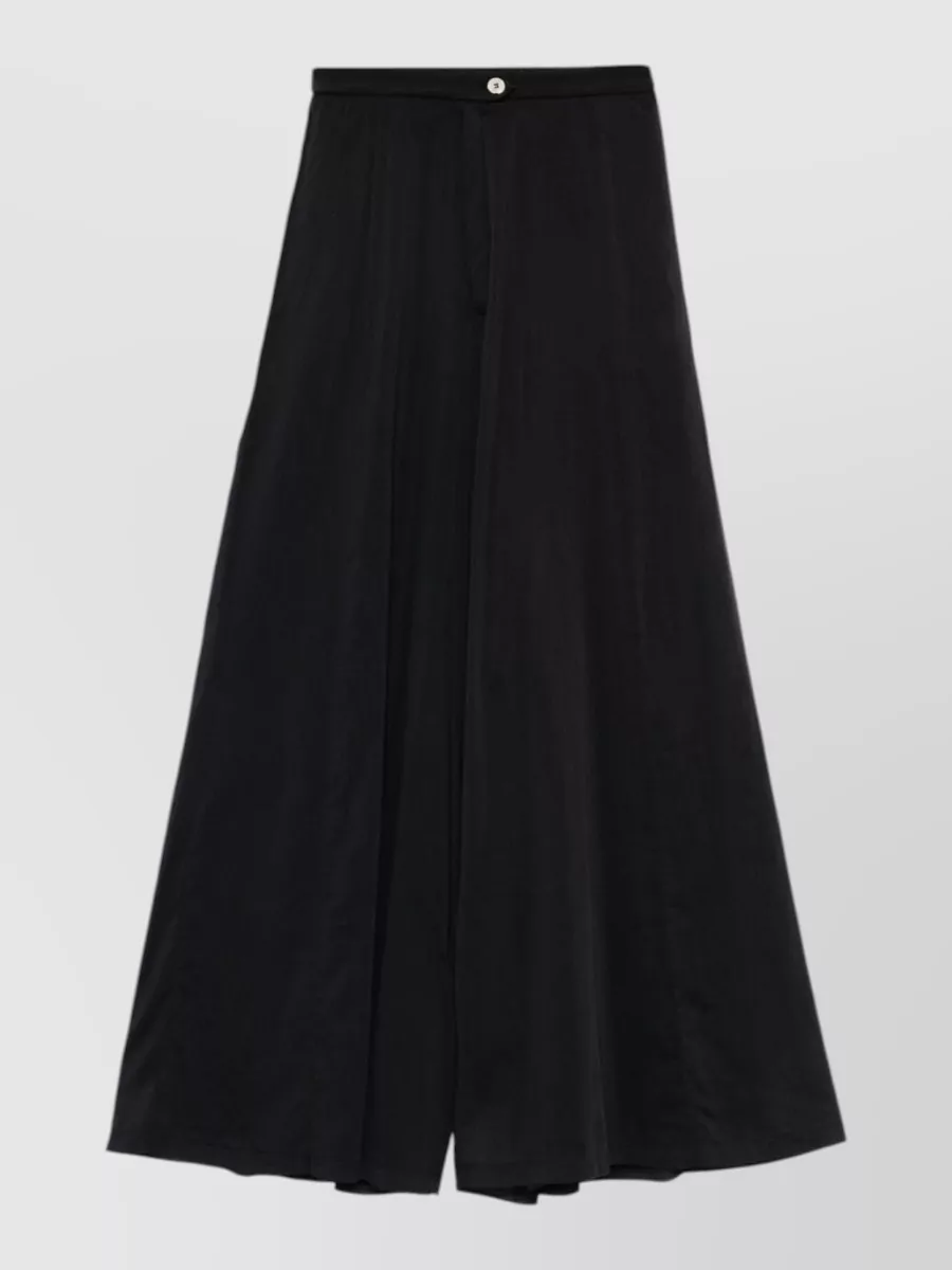 Forte Forte Silk wide-leg high-rise trousers
