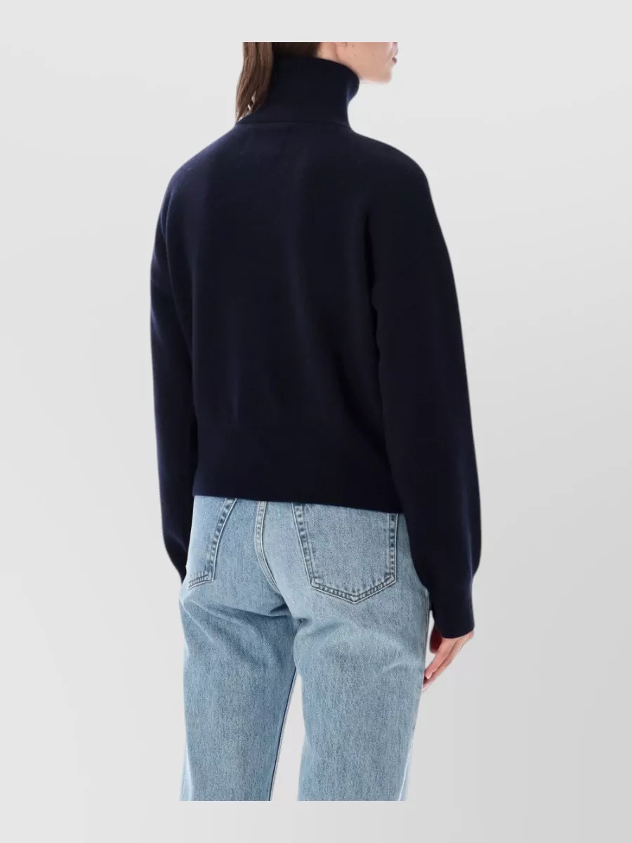 Extreme Cashmere Cashmere Jacquard Cropped Bomber Cardigan