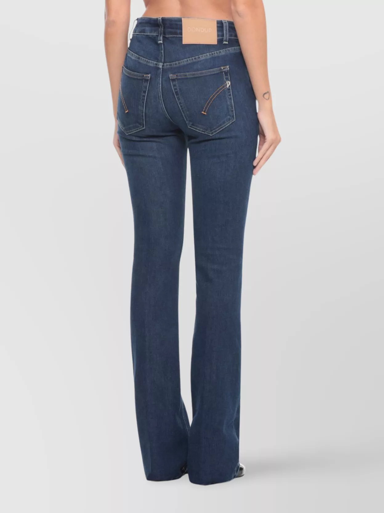 Dondup Flared Jeans Featuring Five-Pocket Design