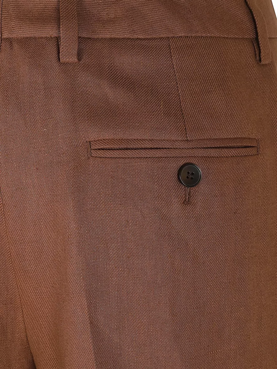 Lardini Linen Tailored Trousers