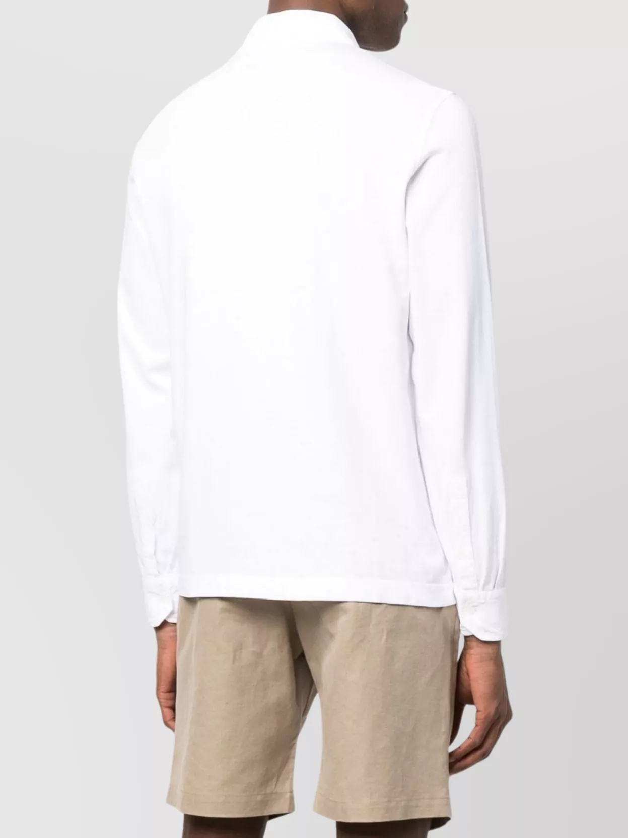 Drumohr Polo Shirt With Long Sleeves And Collar