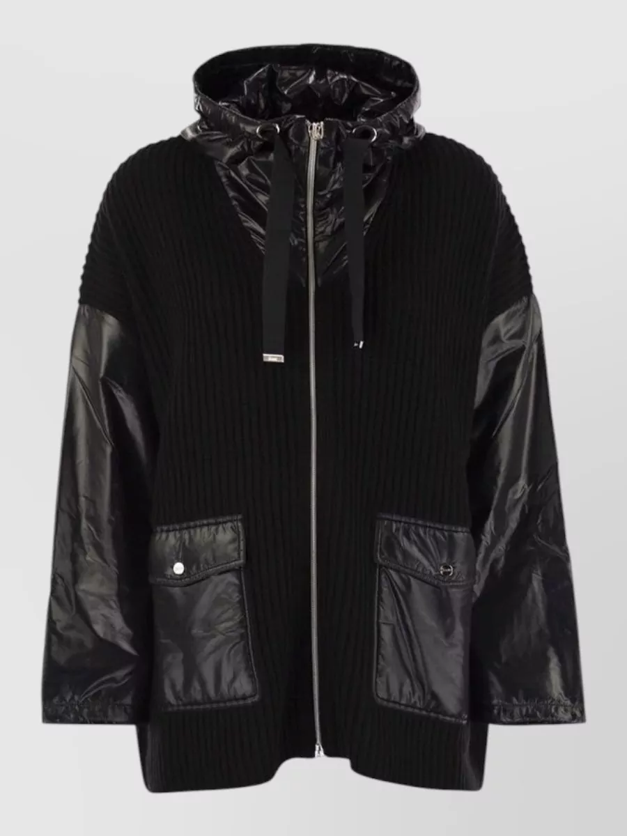 Herno quilted oversized jacket
