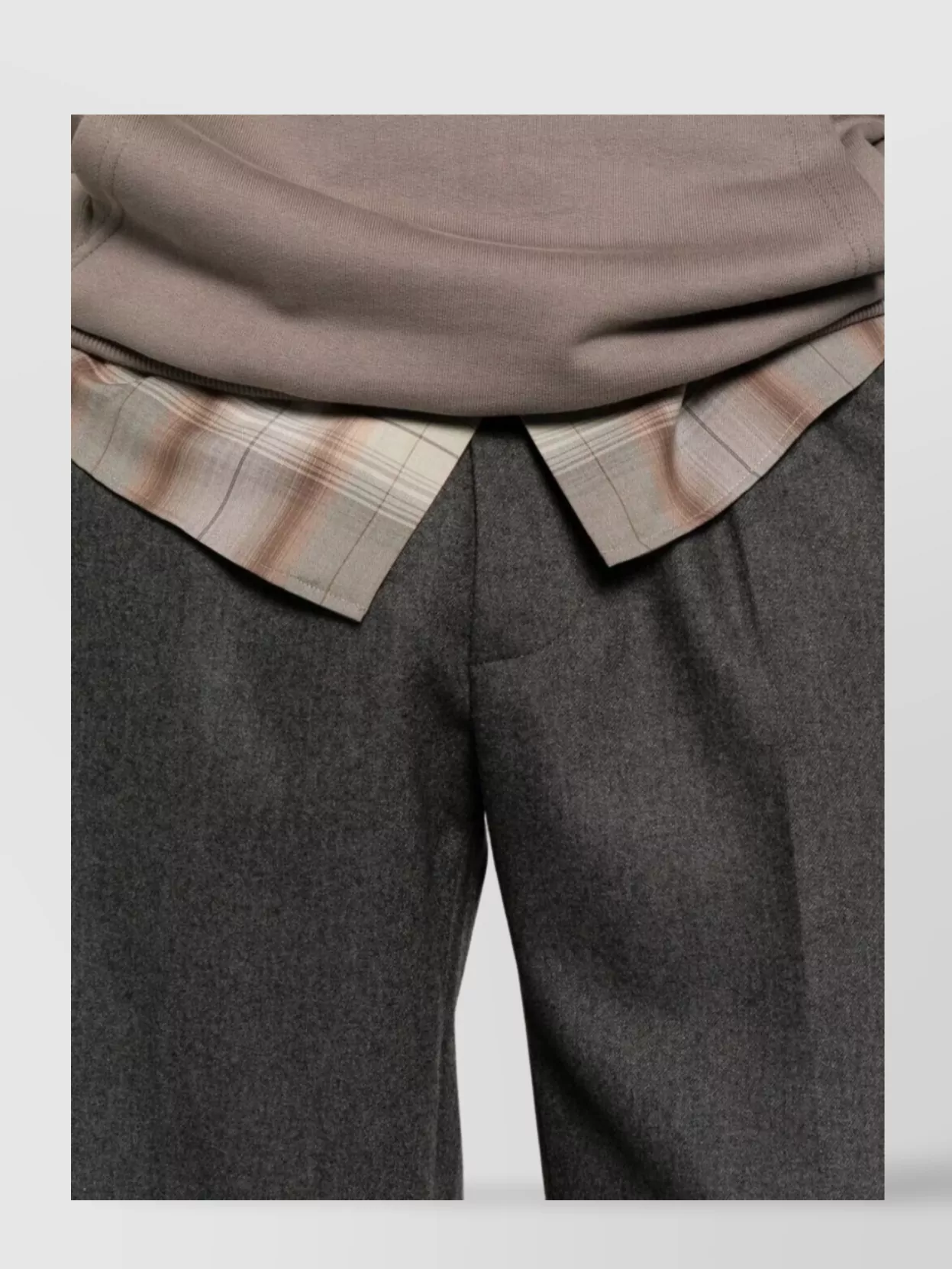 Drôle De Monsieur Flannel Elasticated Straight Leg Trousers In Green