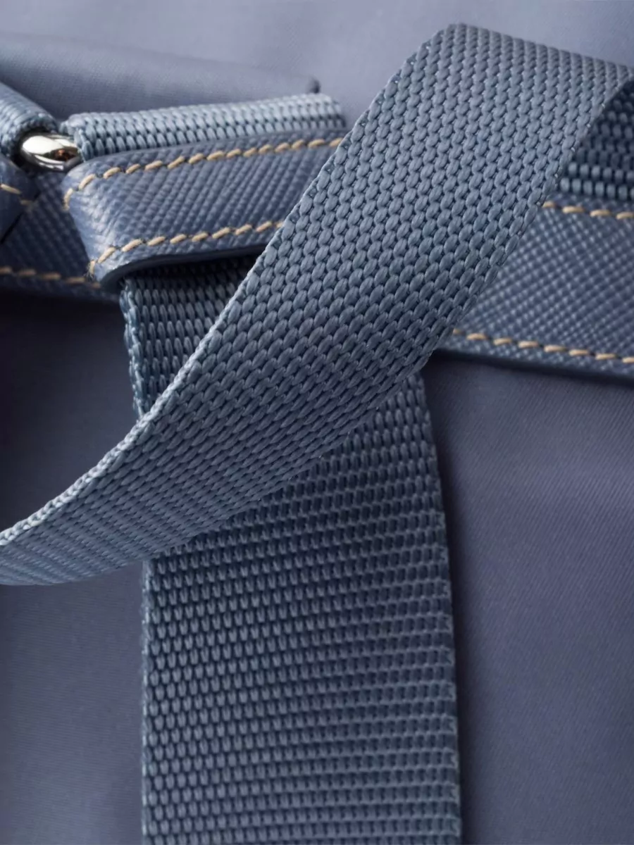 Prada Backpack Front Pockets Top Handle Design