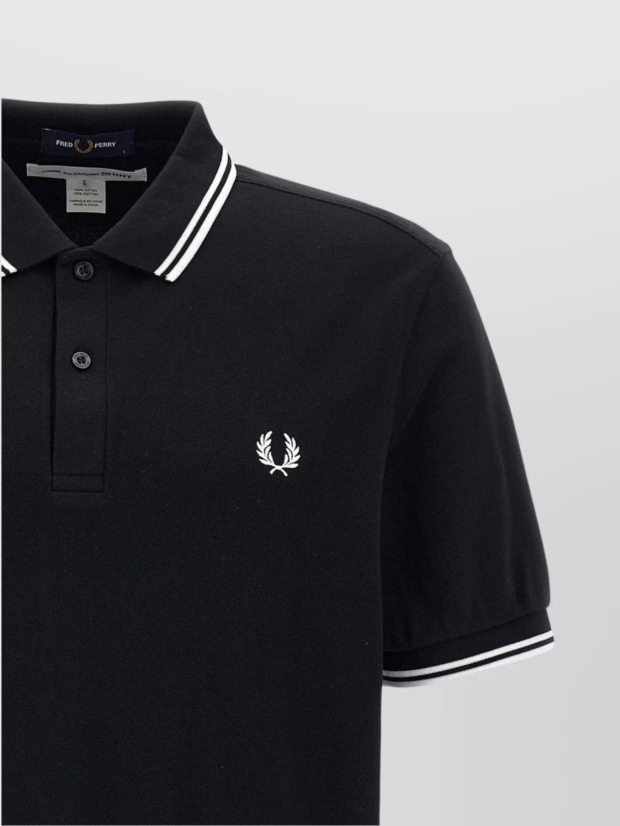 Comme Des Garçons Cotton Short-Sleeve Polo Shirt