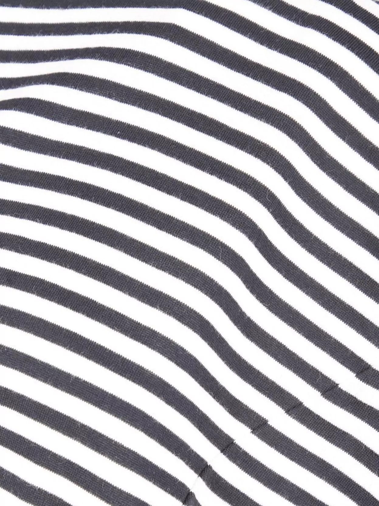 Junya Watanabe Striped Long Sleeve Asymmetric Top