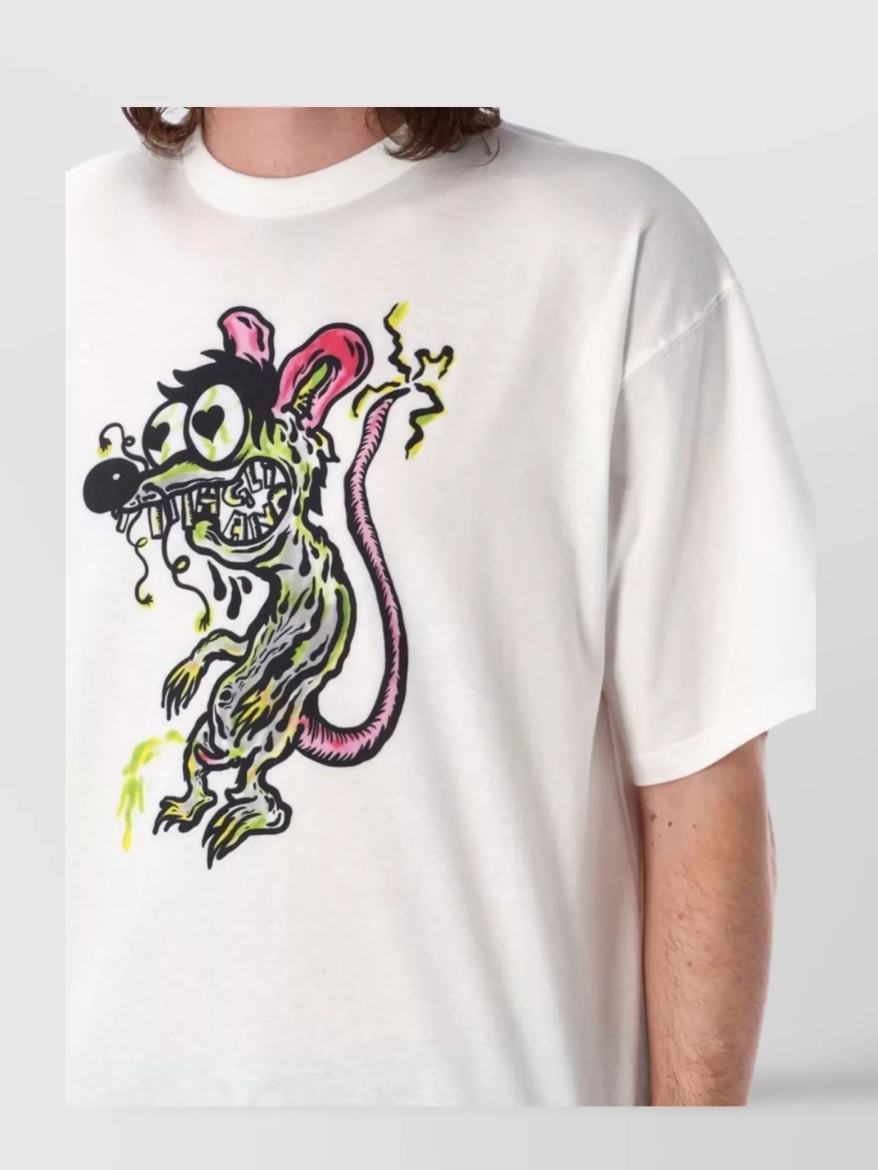 Magliano Mouse Graphic Print Crew Neck T-Shirt