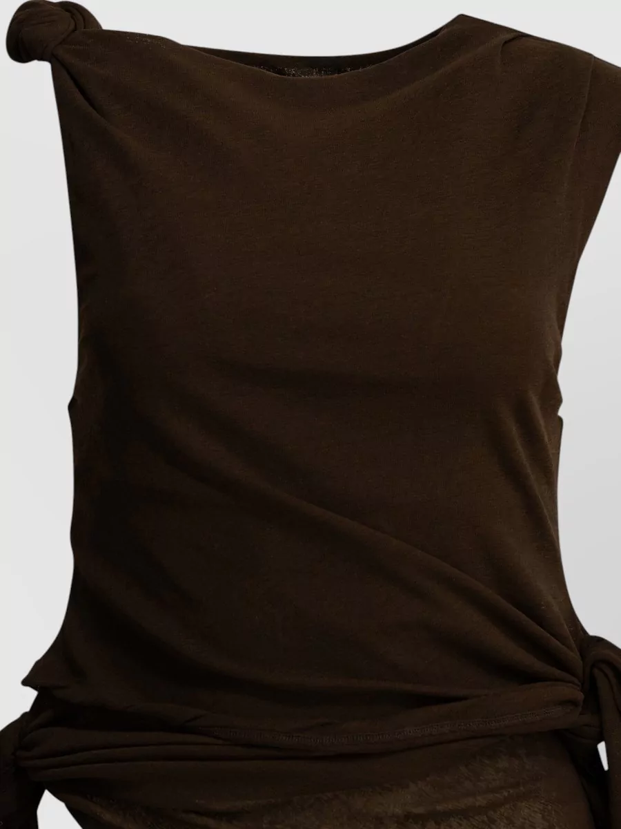 Ganni Draped Tank Top