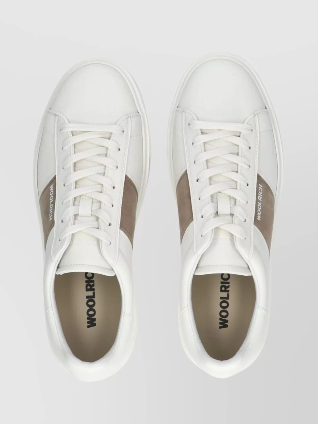 Woolrich Contrast Panel Flat Sole Sneaker