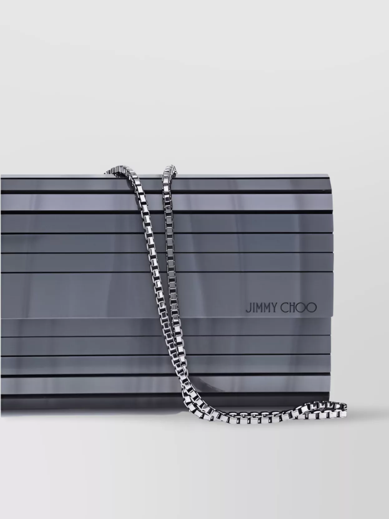 Jimmy Choo Linear Structure Clutch Bag