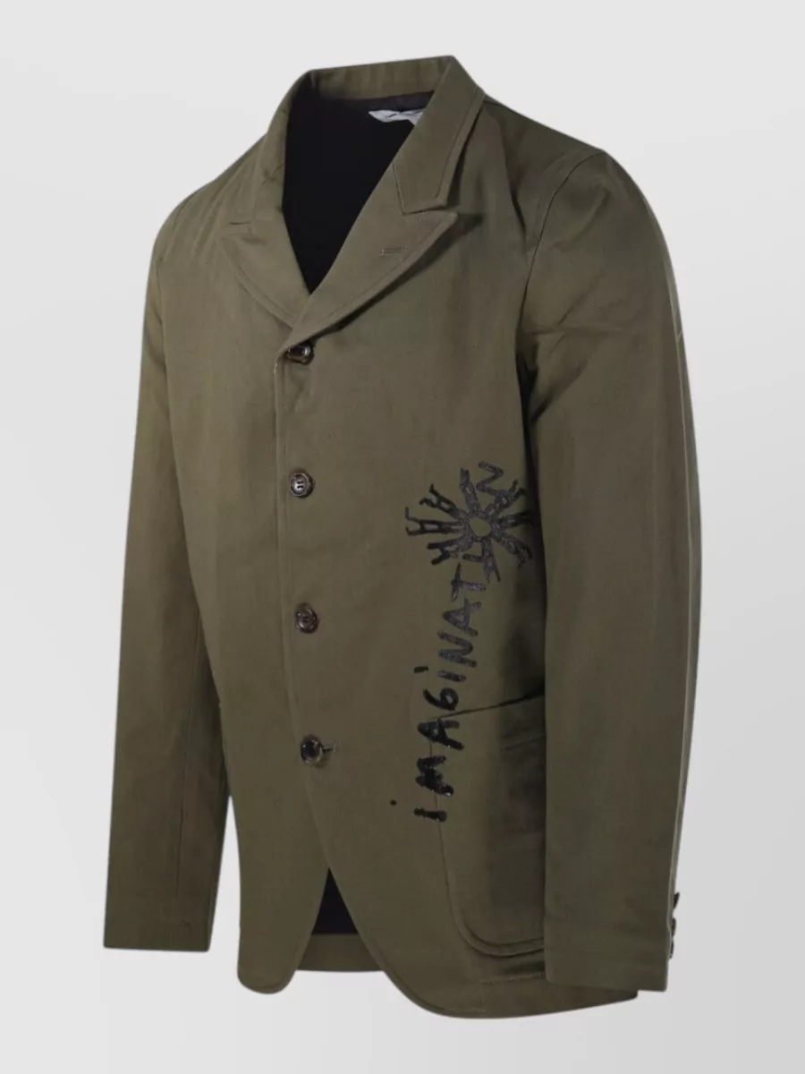 Comme Des Garçons Cotton Blazer