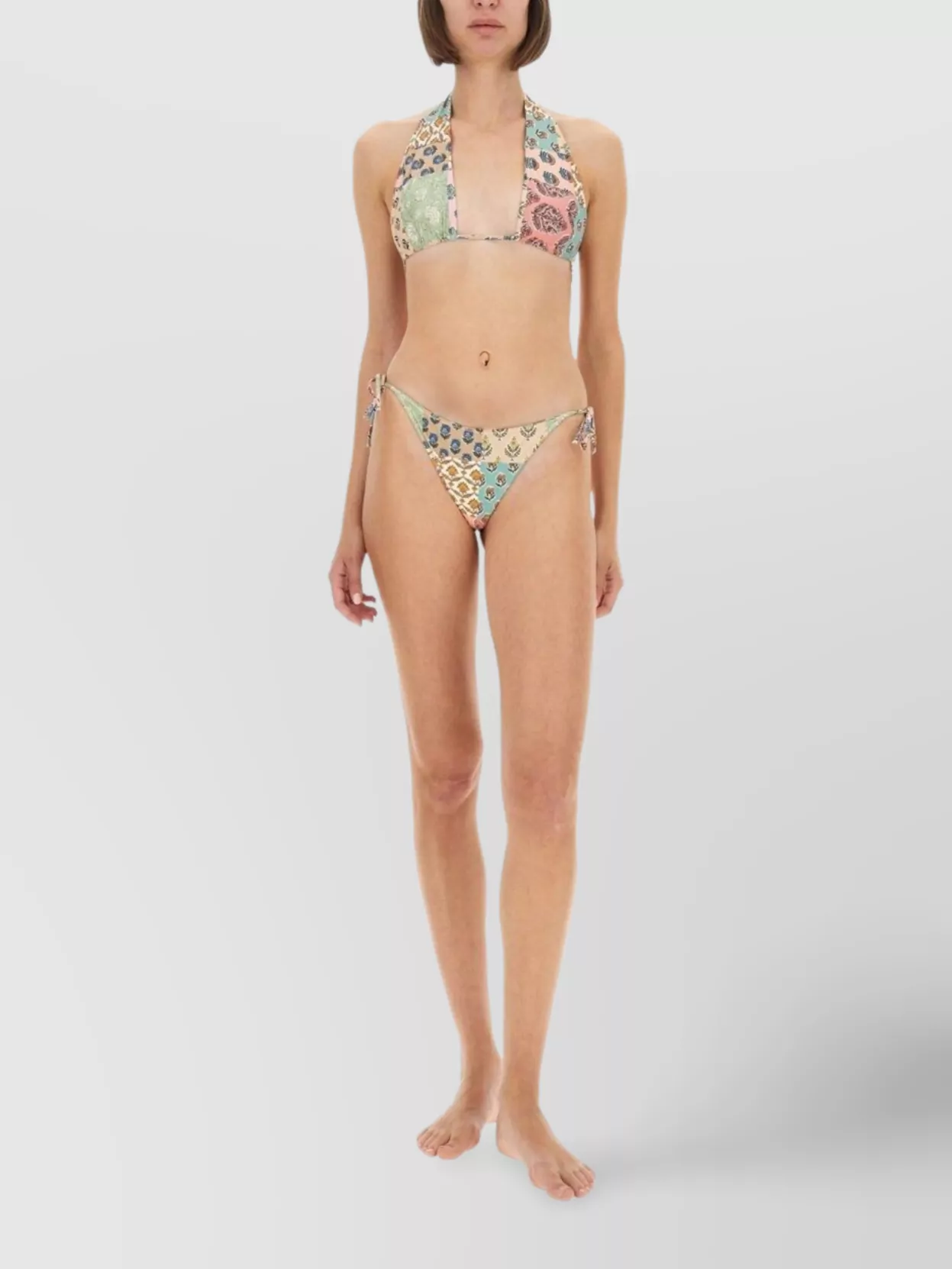Mc2 Saint Barth "virgo" Bikini Bottoms In Multi