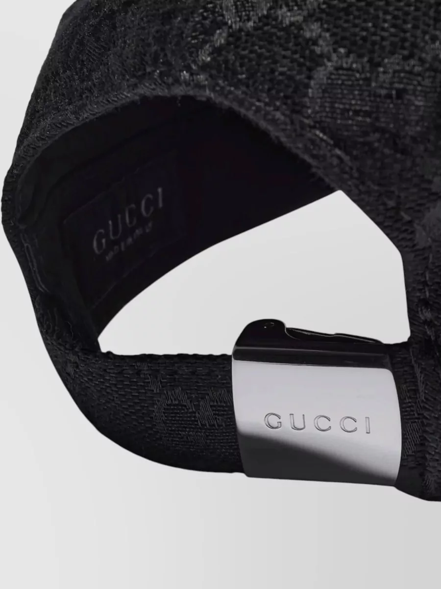 Gucci Logo-Pattern Baseball Cap