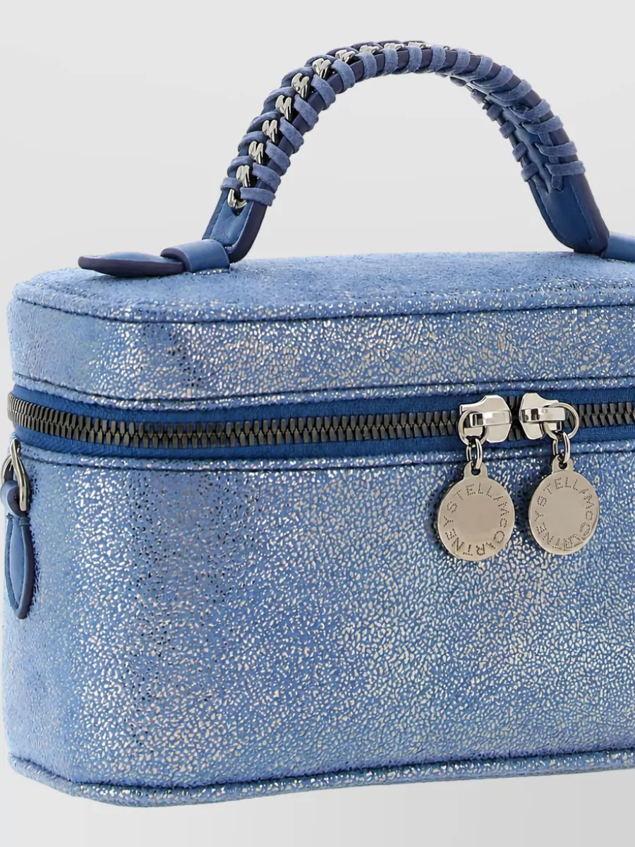 Stella Mccartney Falabella Mini Metallic Crossbody Bag