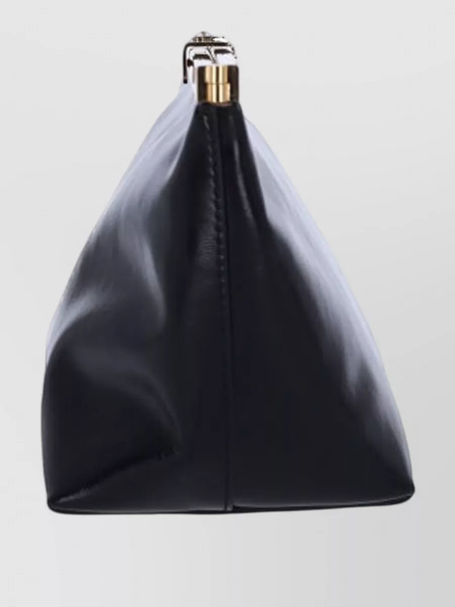 Jimmy Choo Chain Strap Clutch Bag Gold Tone Hardware