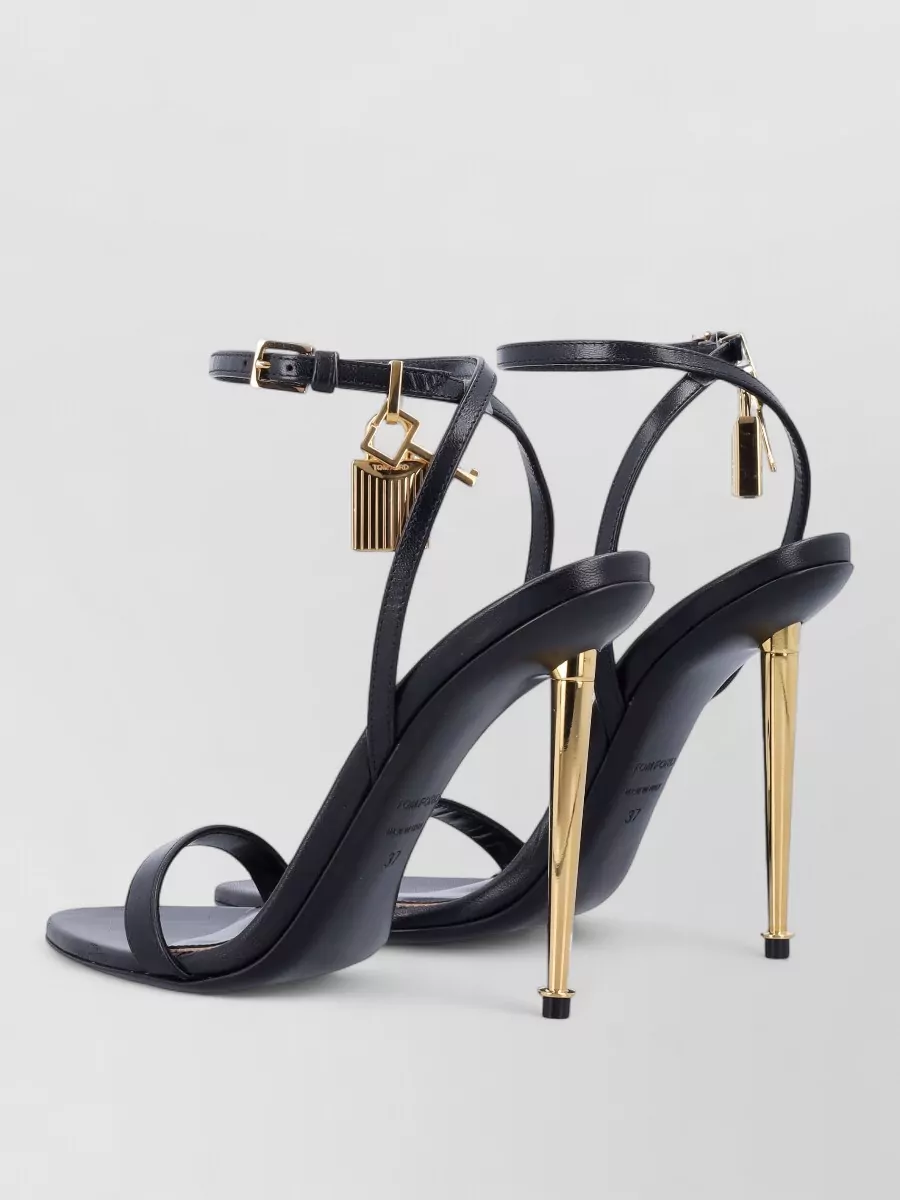 Tom Ford Leather Padlock Sandals