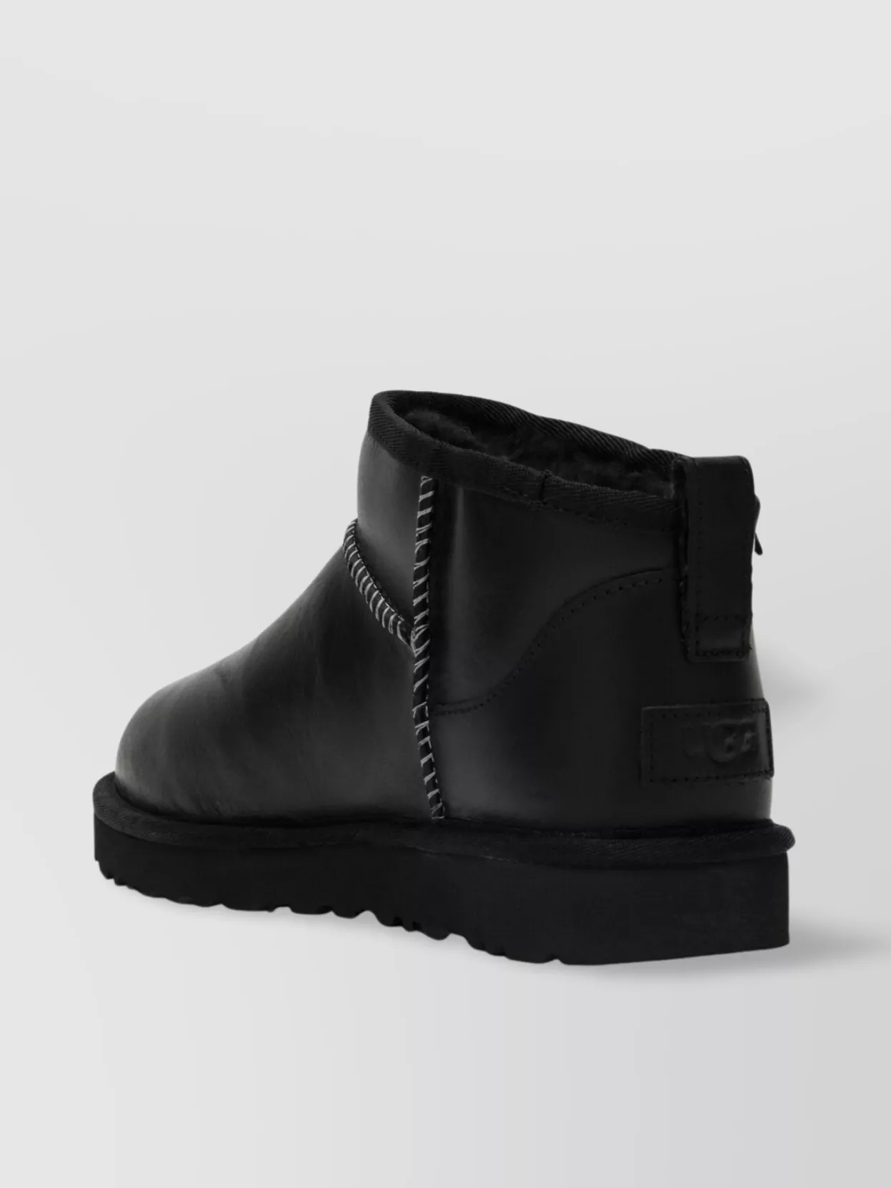 Ugg Round Toe Stitch Detail Ankle Boot