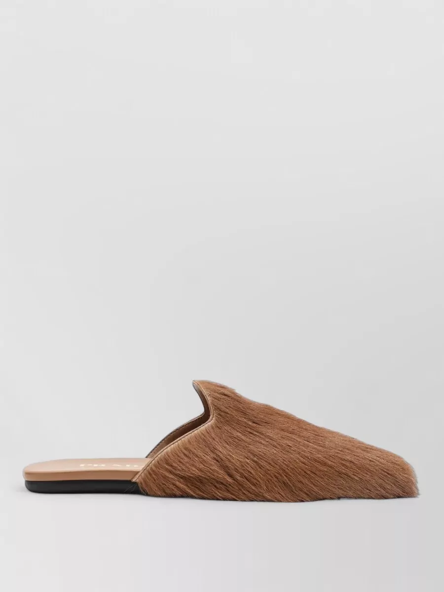 Prada leather mules