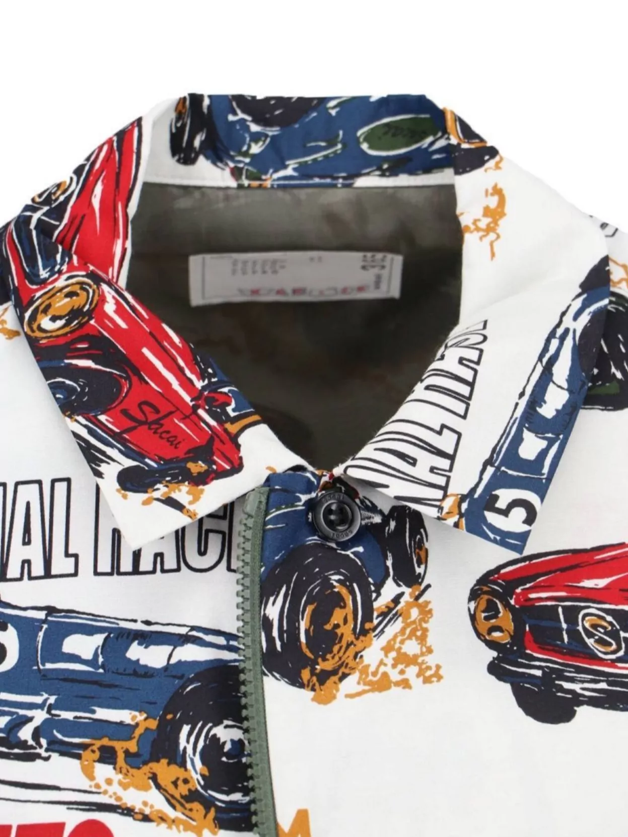 Sacai Casual Shirt With Floral And Graphic Prints
