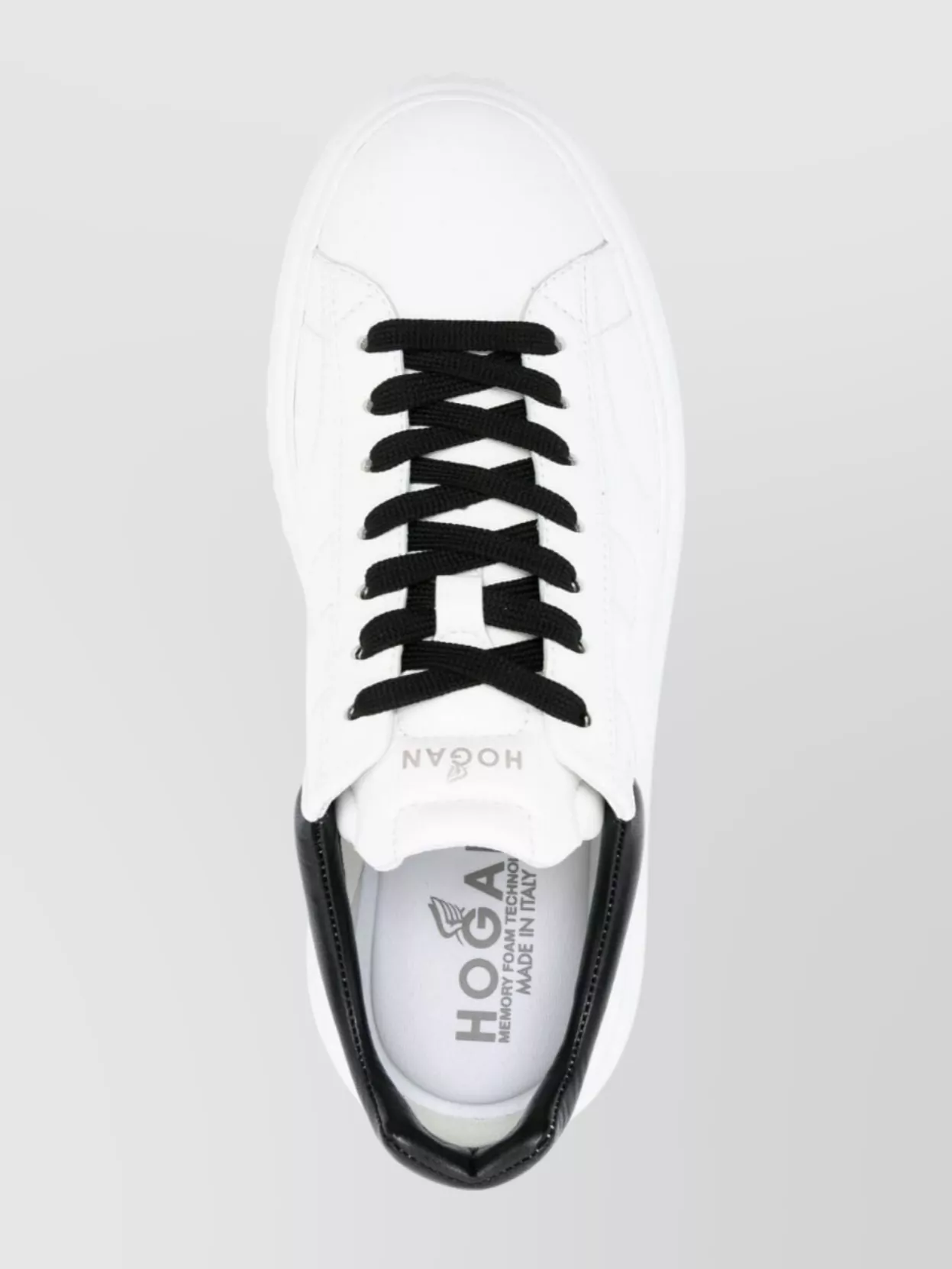 Hogan Sneakers With Platform Sole And Round Toe In White