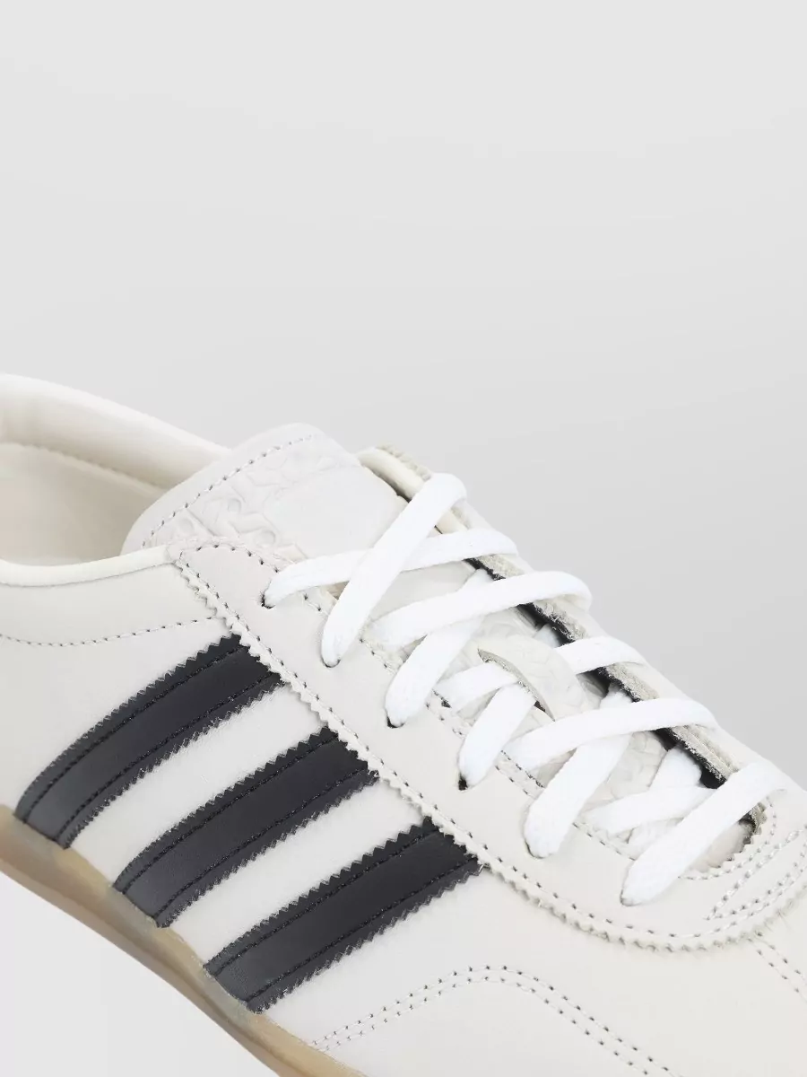 Adidas Gazelle Low Profile Sneakers Contrast Stripes Rubber
