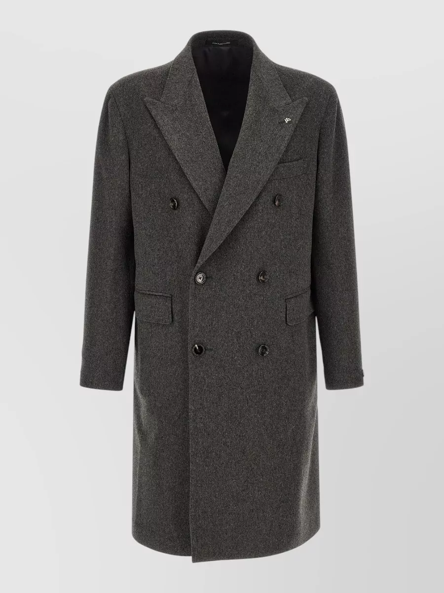 Tagliatore wool double-breasted coat