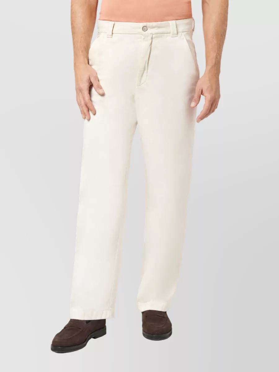 Paul & Shark cotton wide-leg trousers