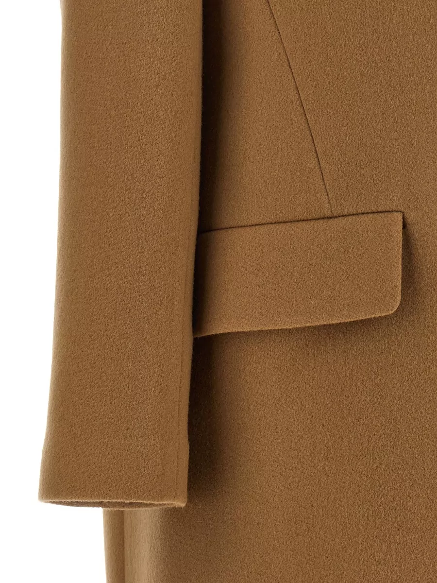 Burberry Cashmere Wool Fitted Coat