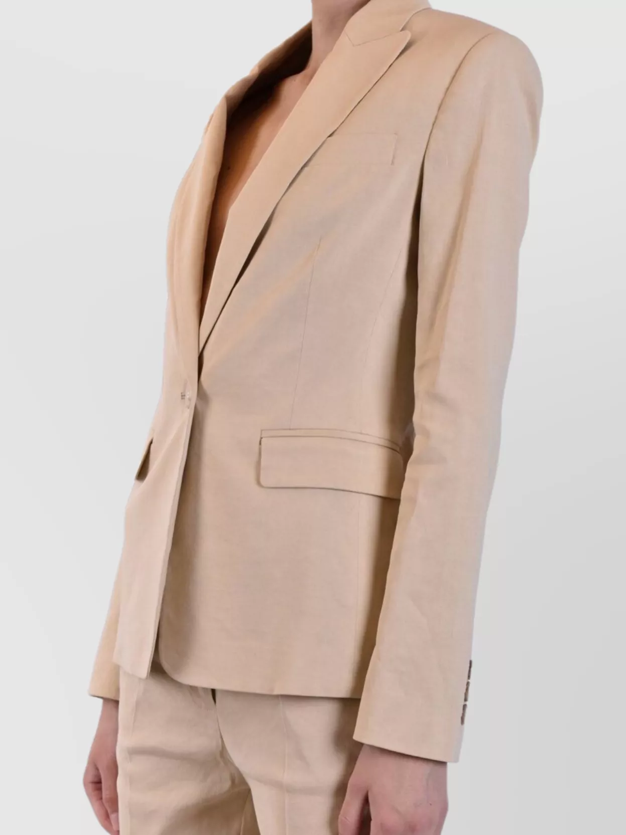Pinko Tailored Jackets Featuring Back Vent In Neutral