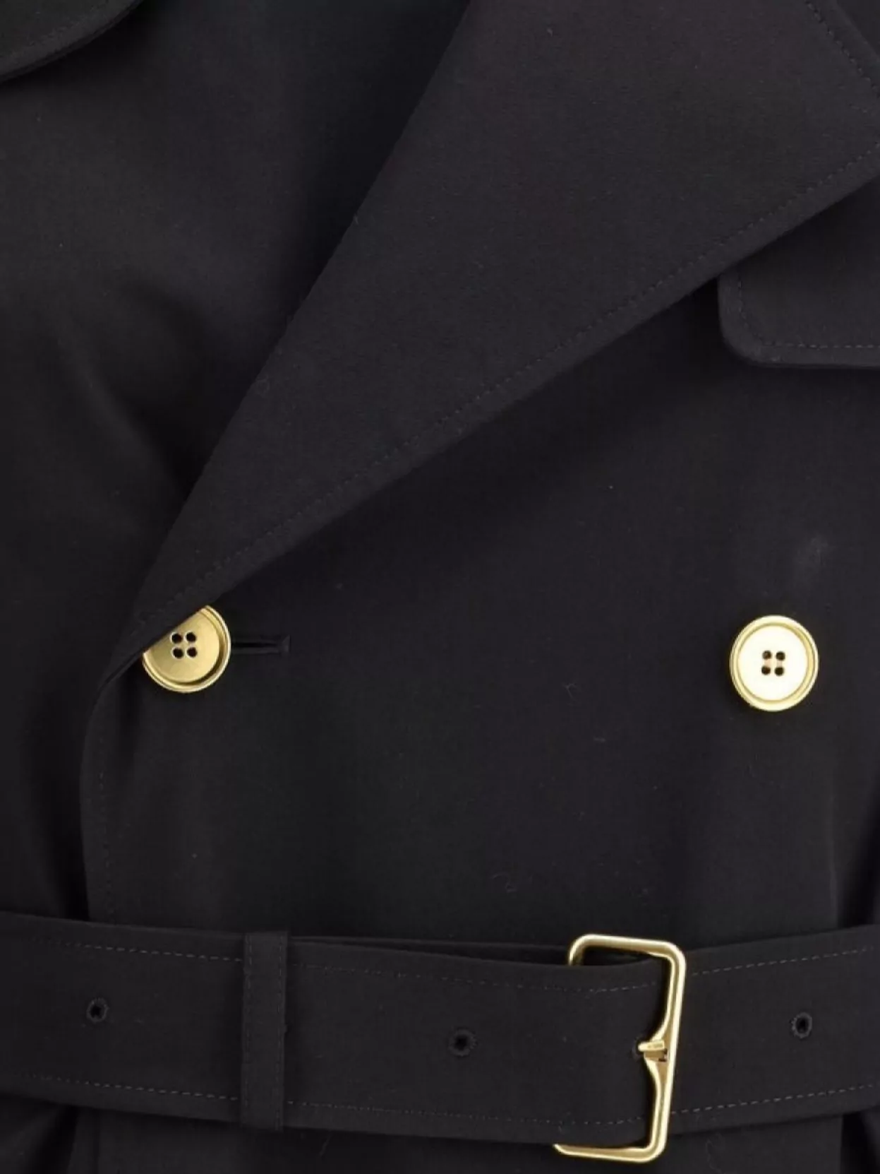 Burberry Long Trench Coat Check Collar