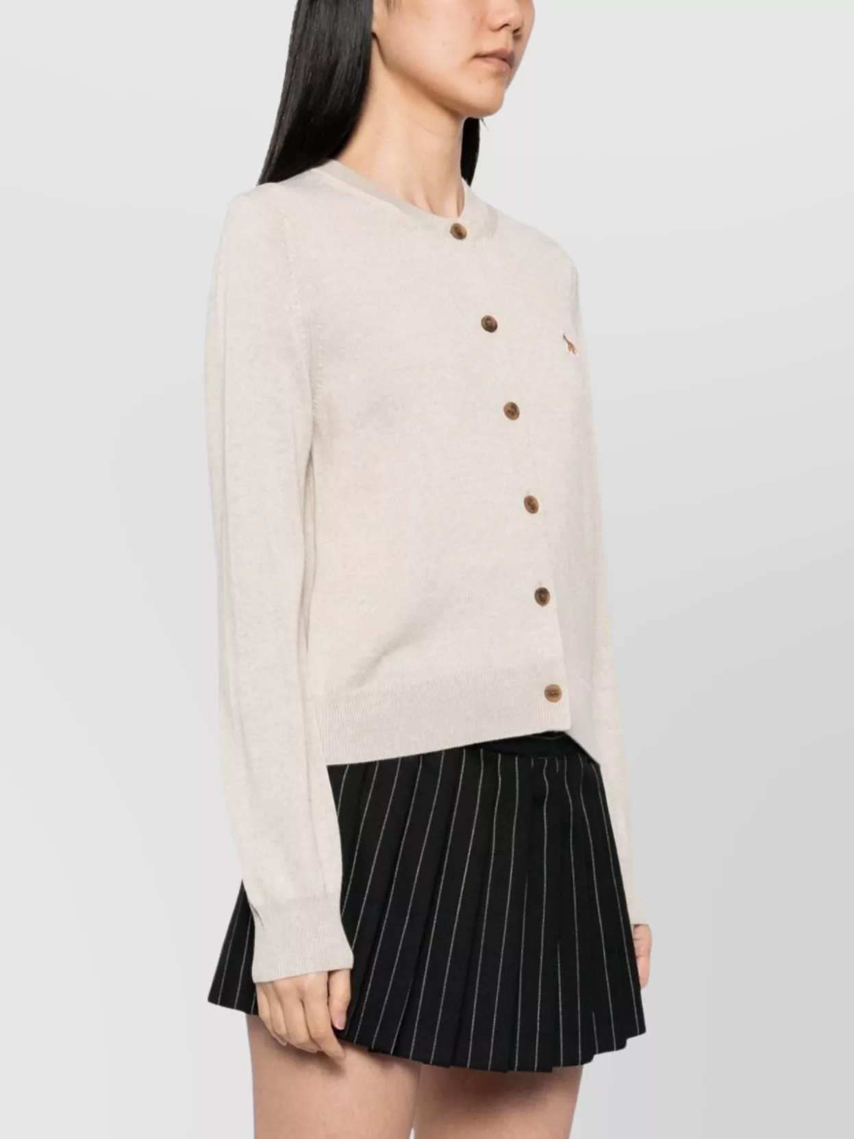 Maison Kitsuné Baby Fox Wool Cardigan