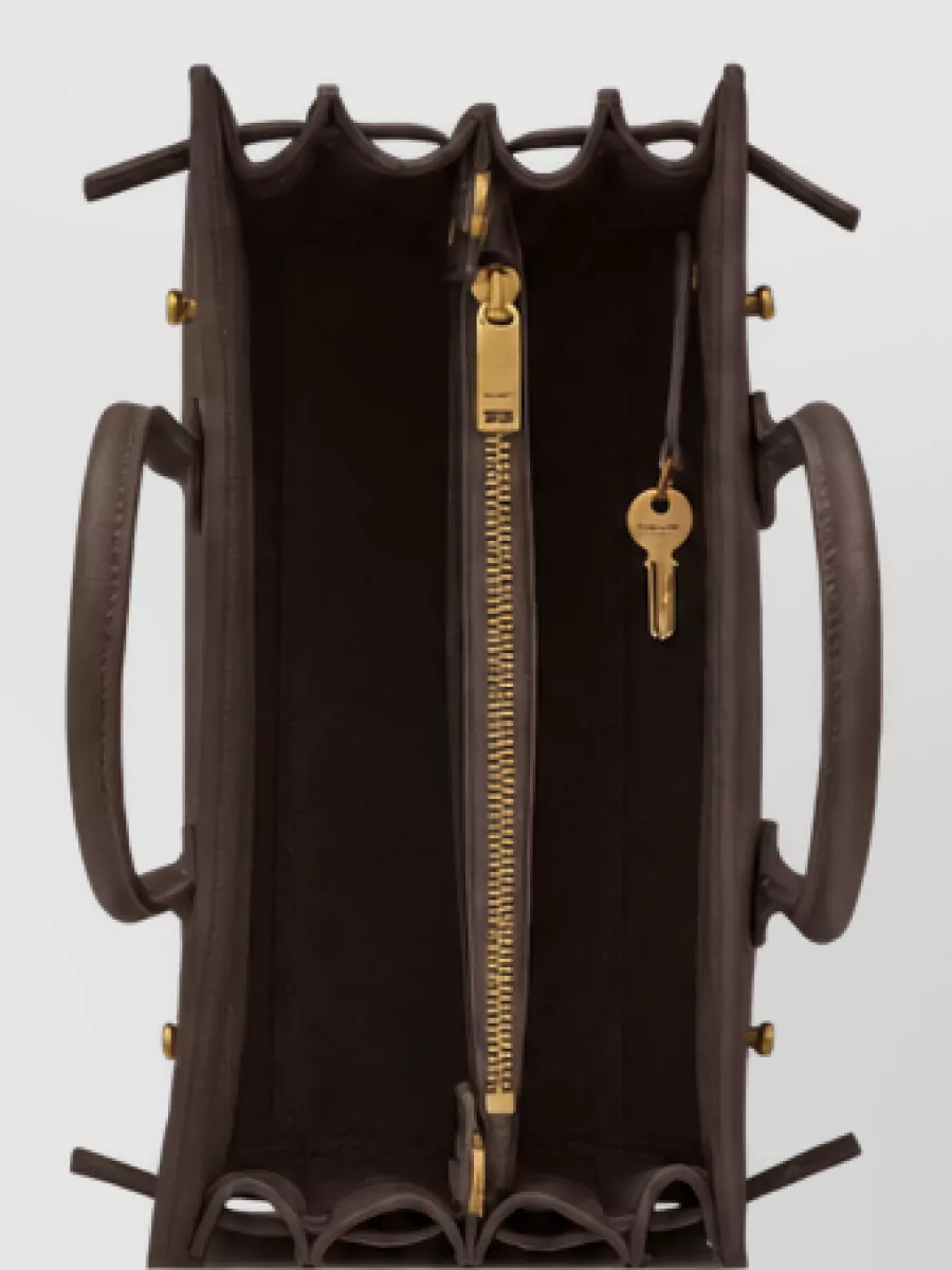 Saint Laurent Sac De Jour Leather Shoulder Bag