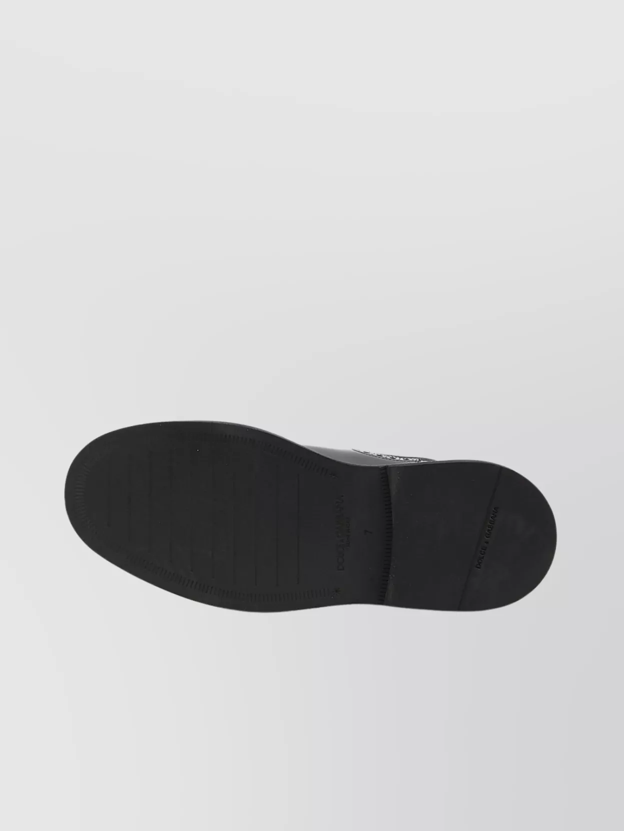 Dolce&Gabbana Round Toe Chelsea Boots With Brogue Detailing