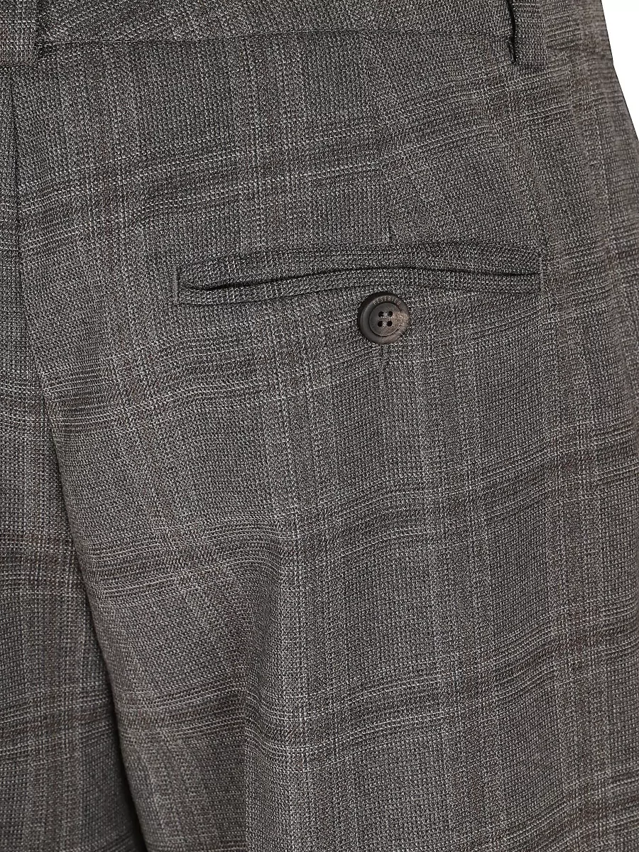 Peserico Wool Flannel Suit Trousers